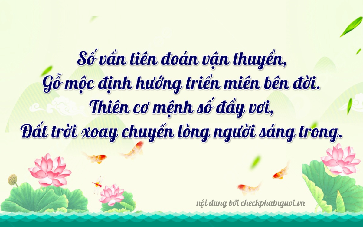Bài thơ ý nghĩa cho <b>biển số 000602</b> tại website checkphatnguoi.vn