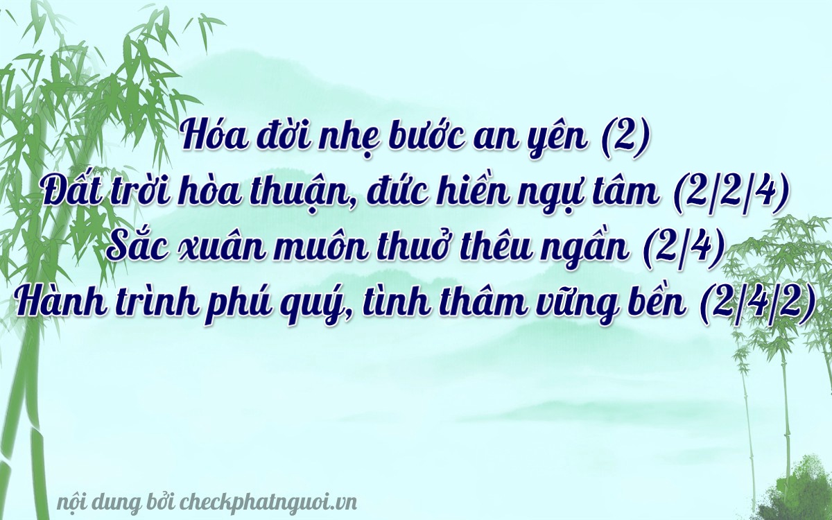 Bài thơ ý nghĩa cho <b>biển số 00208</b> tại website checkphatnguoi.vn