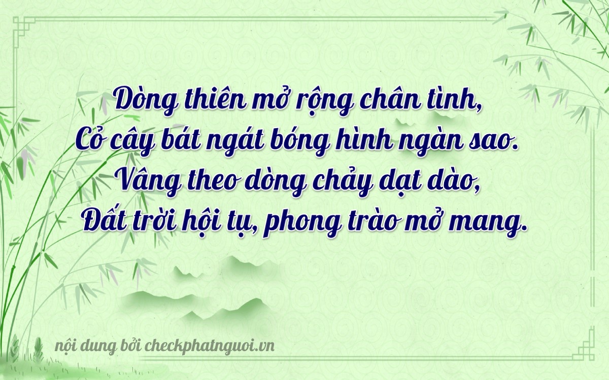 Bài thơ ý nghĩa cho <b>biển số 00678</b> tại website checkphatnguoi.vn