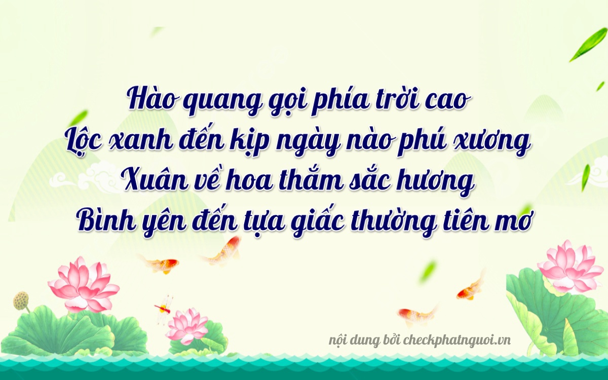 Bài thơ ý nghĩa cho <b>biển số 00873</b> tại website checkphatnguoi.vn