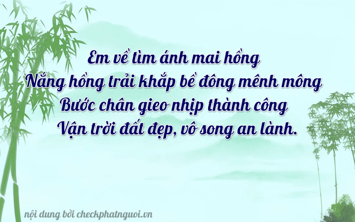 Bài thơ ý nghĩa cho <b>biển số 02270</b> tại website checkphatnguoi.vn