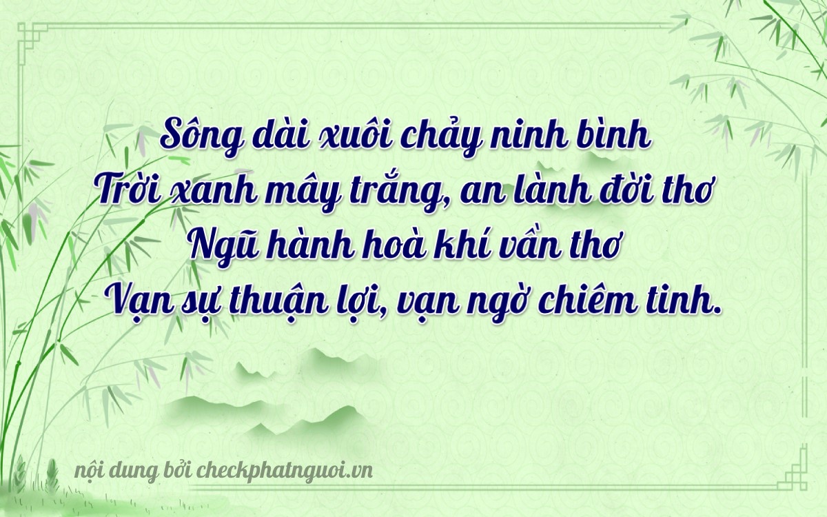 Bài thơ ý nghĩa cho <b>biển số 02422</b> tại website checkphatnguoi.vn