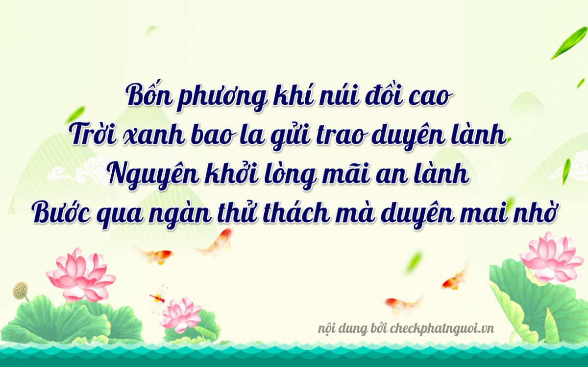 Bài thơ ý nghĩa cho <b>biển số 03493</b> tại website checkphatnguoi.vn