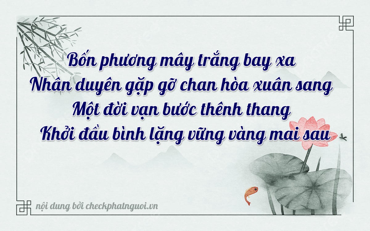 Bài thơ ý nghĩa cho <b>biển số 03901</b> tại website checkphatnguoi.vn