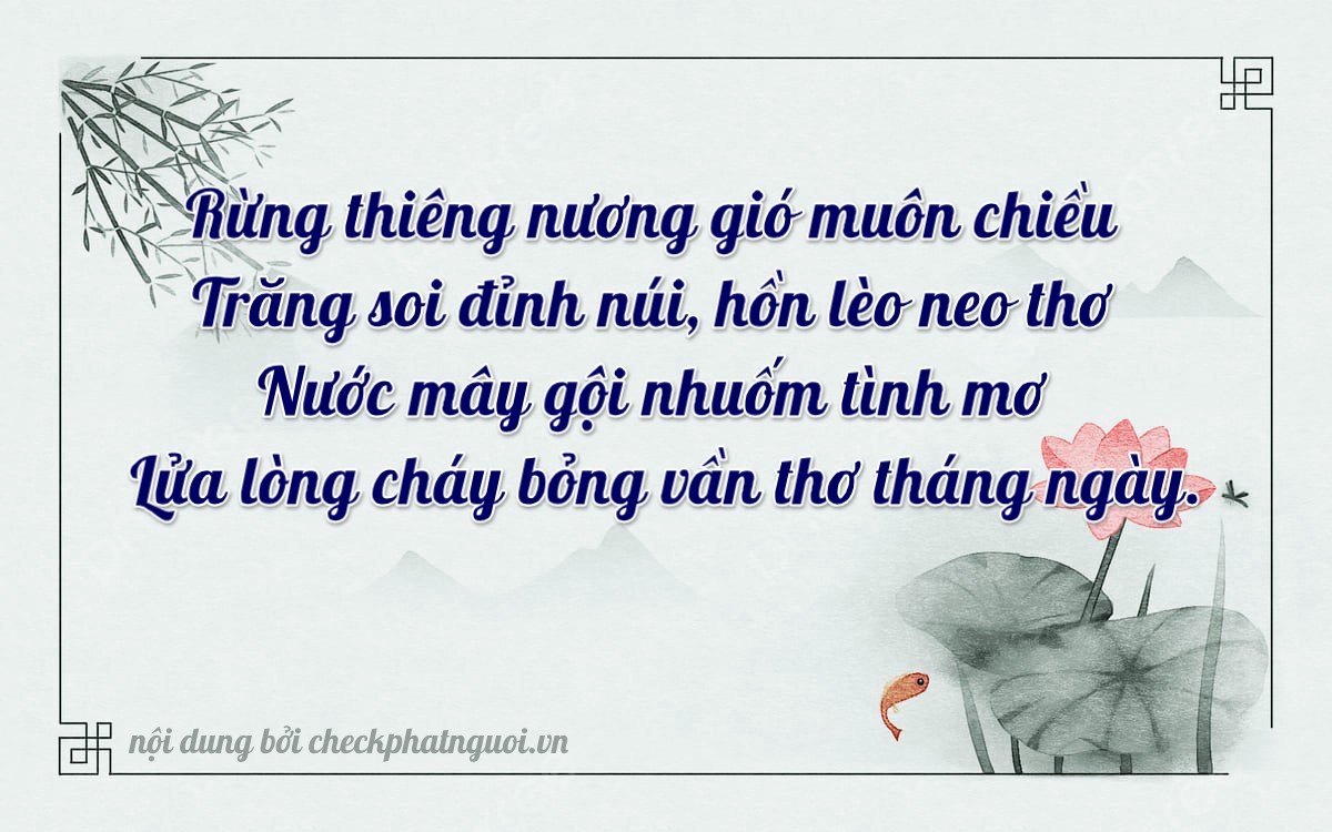 Bài thơ ý nghĩa cho <b>biển số 03903</b> tại website checkphatnguoi.vn