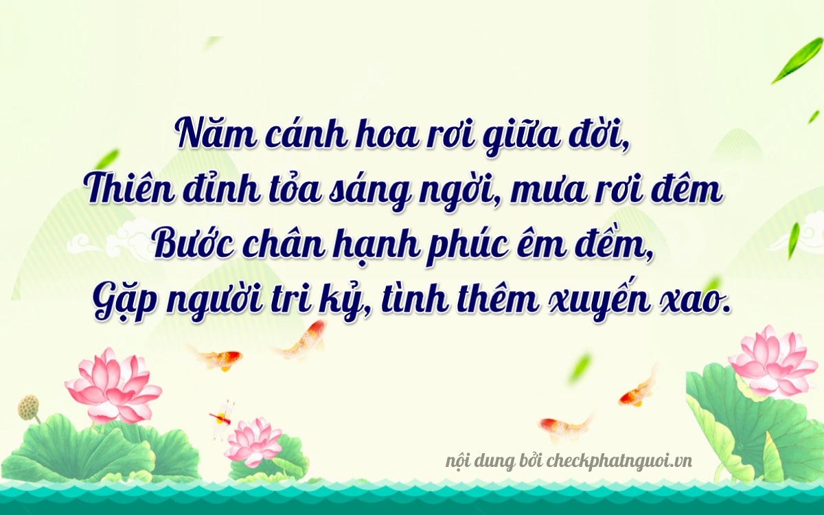 Bài thơ ý nghĩa cho <b>biển số 03973</b> tại website checkphatnguoi.vn