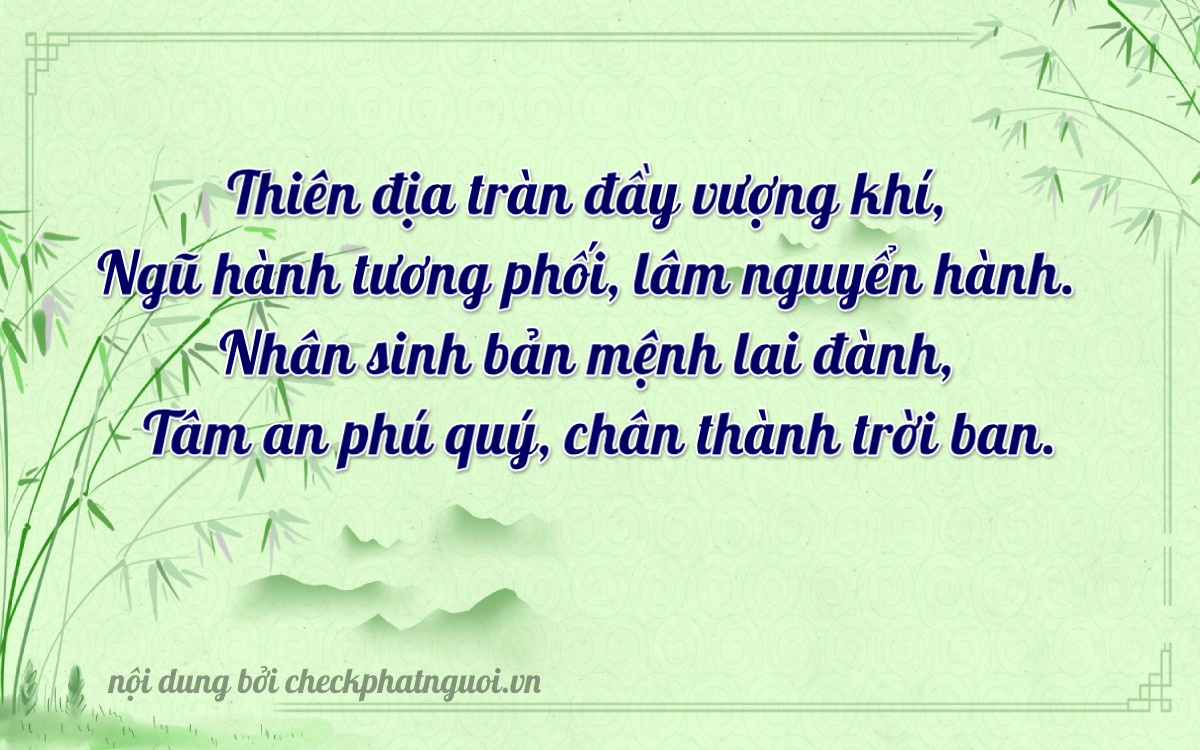 Bài thơ ý nghĩa cho <b>biển số 05059</b> tại website checkphatnguoi.vn