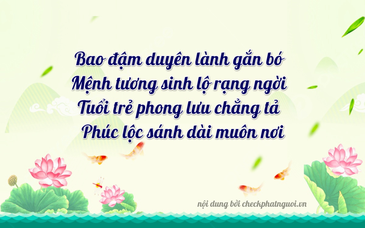 Bài thơ ý nghĩa cho <b>biển số 06866</b> tại website checkphatnguoi.vn