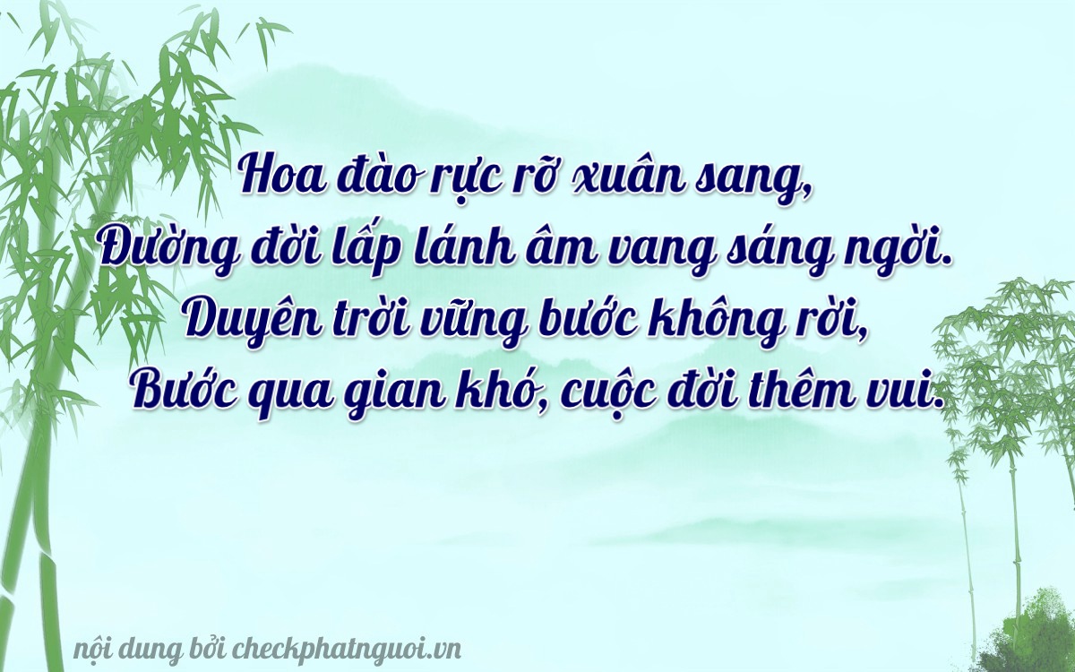 Bài thơ ý nghĩa cho <b>biển số 06944</b> tại website checkphatnguoi.vn