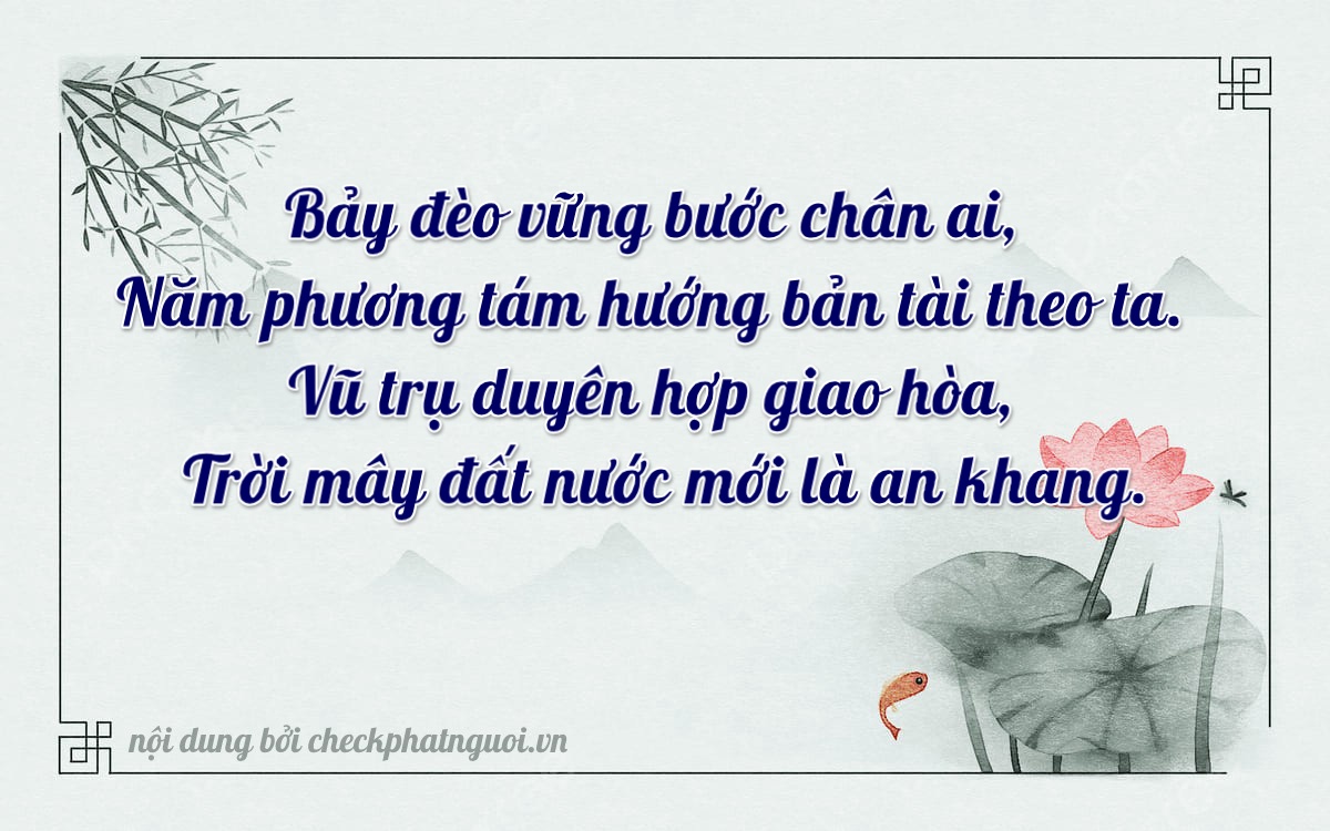 Bài thơ ý nghĩa cho <b>biển số 07550</b> tại website checkphatnguoi.vn