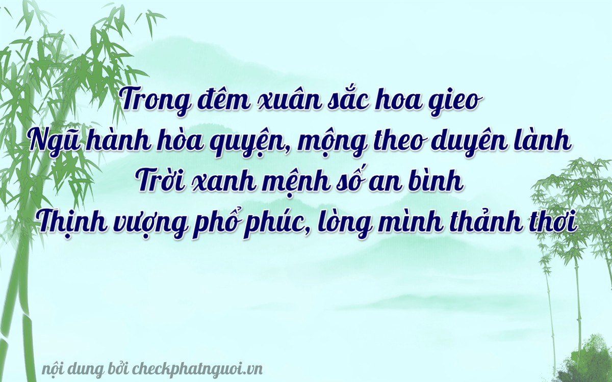 Bài thơ ý nghĩa cho <b>biển số 08167</b> tại website checkphatnguoi.vn