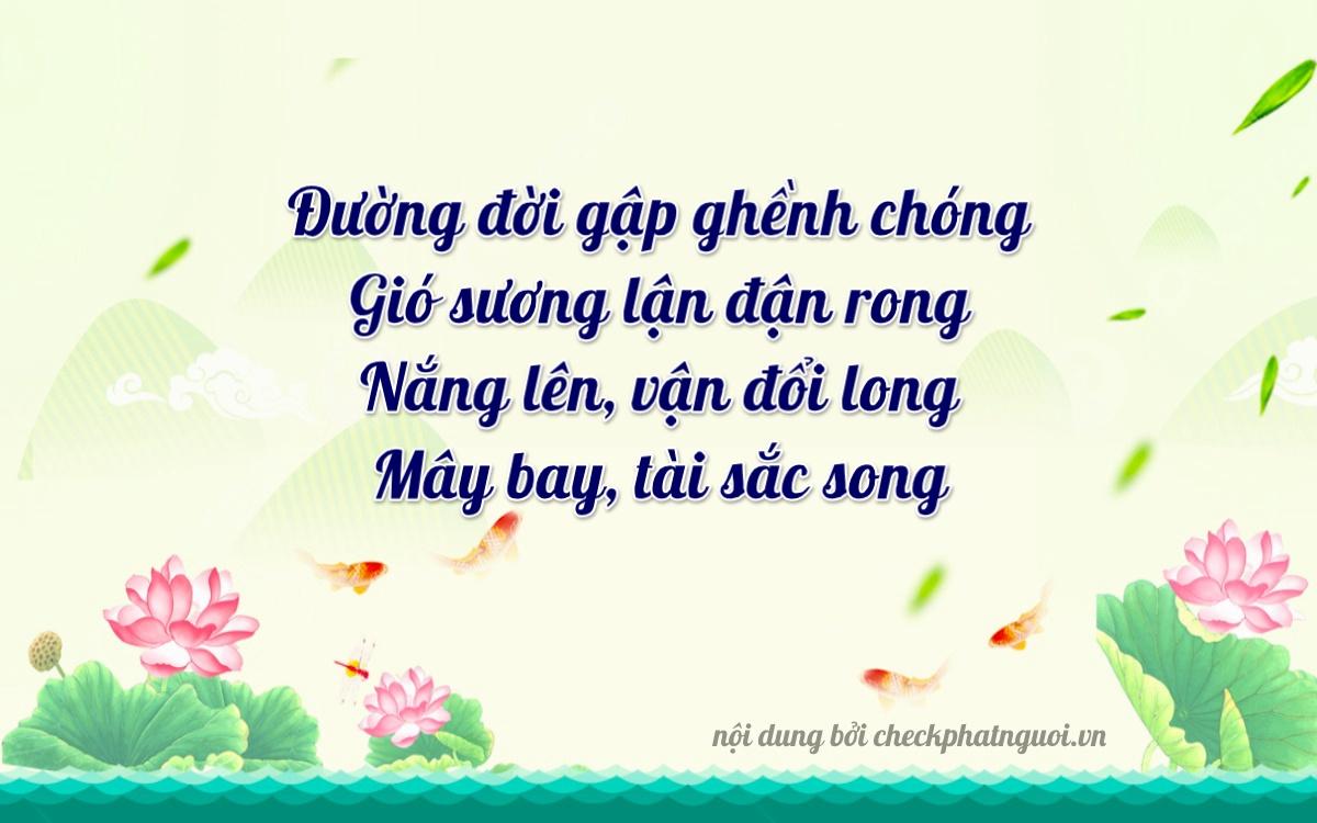 Bài thơ ý nghĩa cho <b>biển số 08444</b> tại website checkphatnguoi.vn