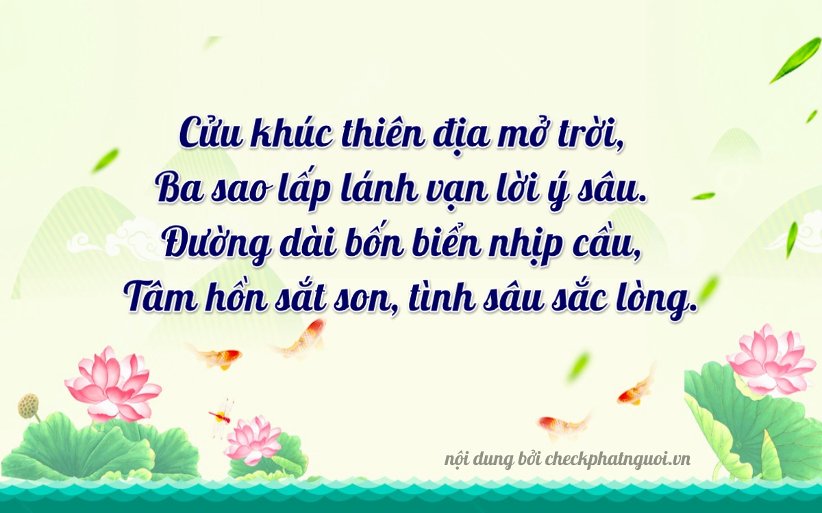 Bài thơ ý nghĩa cho <b>biển số 09324</b> tại website checkphatnguoi.vn