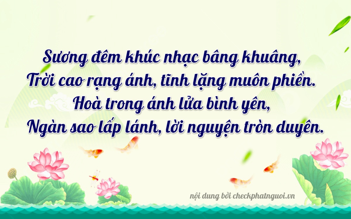 Bài thơ ý nghĩa cho <b>biển số 09660</b> tại website checkphatnguoi.vn