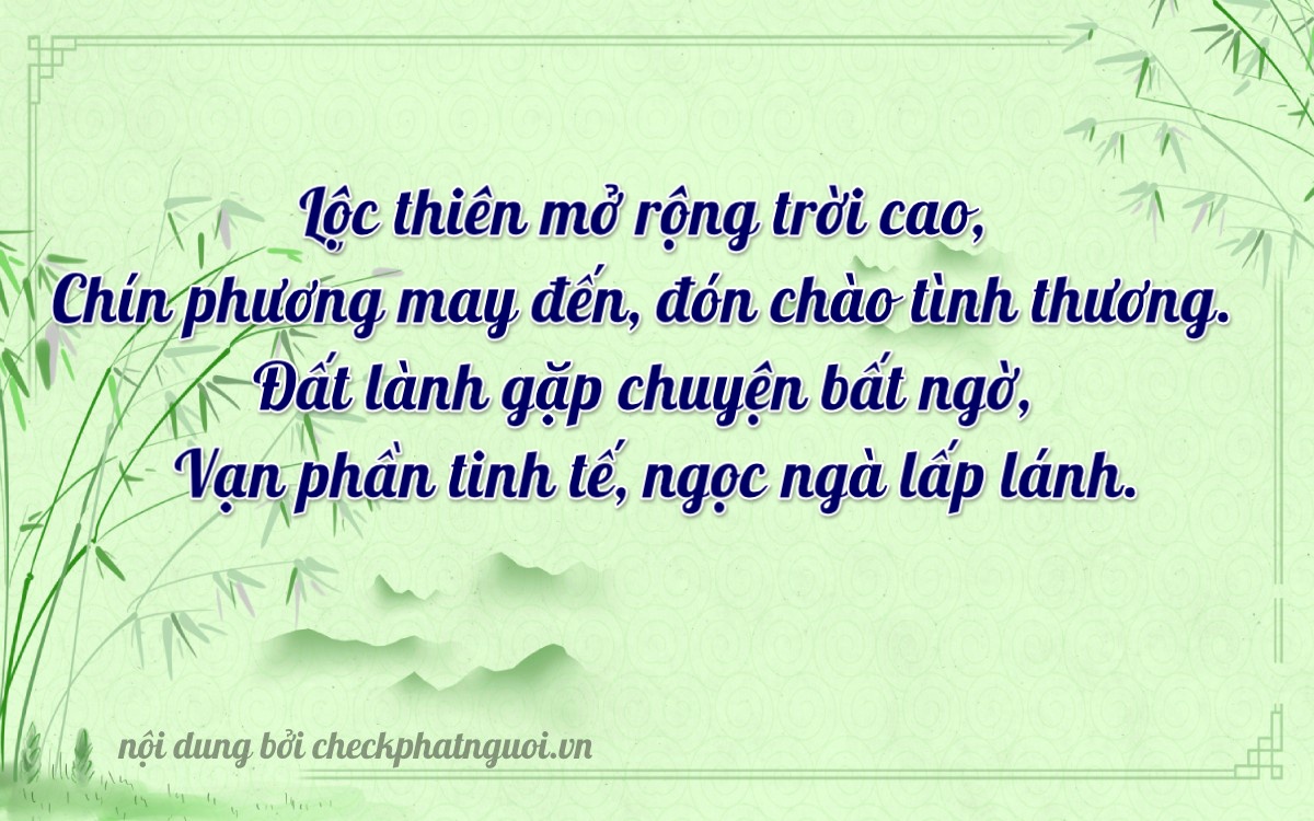 Bài thơ ý nghĩa cho <b>biển số 0969726816</b> tại website checkphatnguoi.vn