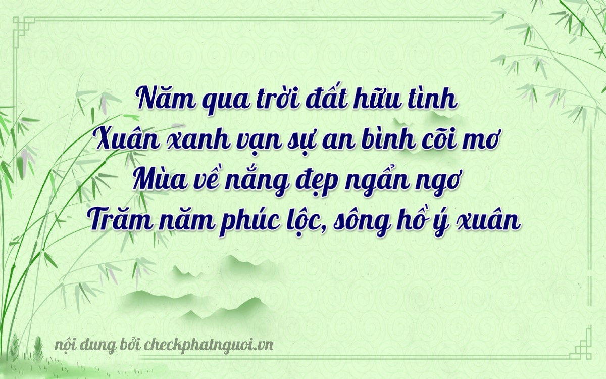 Bài thơ ý nghĩa cho <b>biển số 10025</b> tại website checkphatnguoi.vn