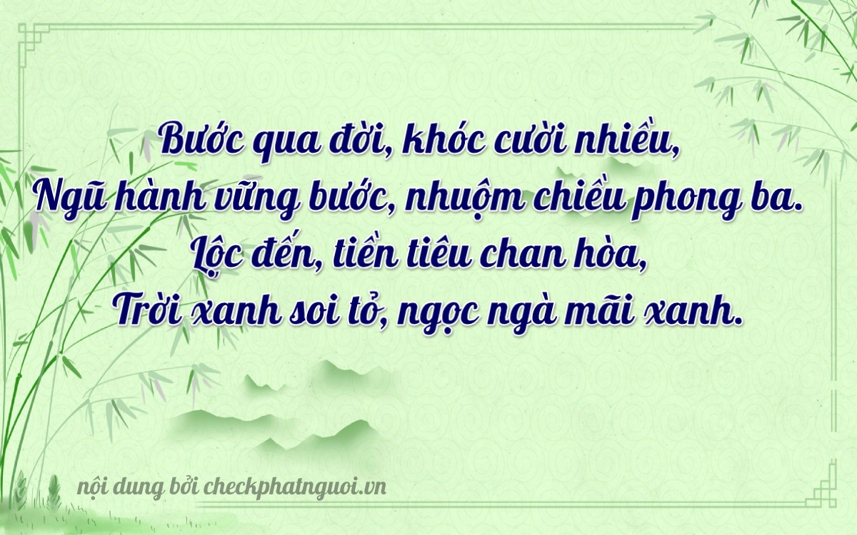 Bài thơ ý nghĩa cho <b>biển số 10056</b> tại website checkphatnguoi.vn