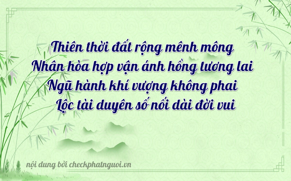 Bài thơ ý nghĩa cho <b>biển số 11308</b> tại website checkphatnguoi.vn