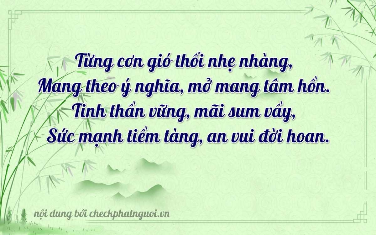 Bài thơ ý nghĩa cho <b>biển số 11A-03226</b> tại website checkphatnguoi.vn