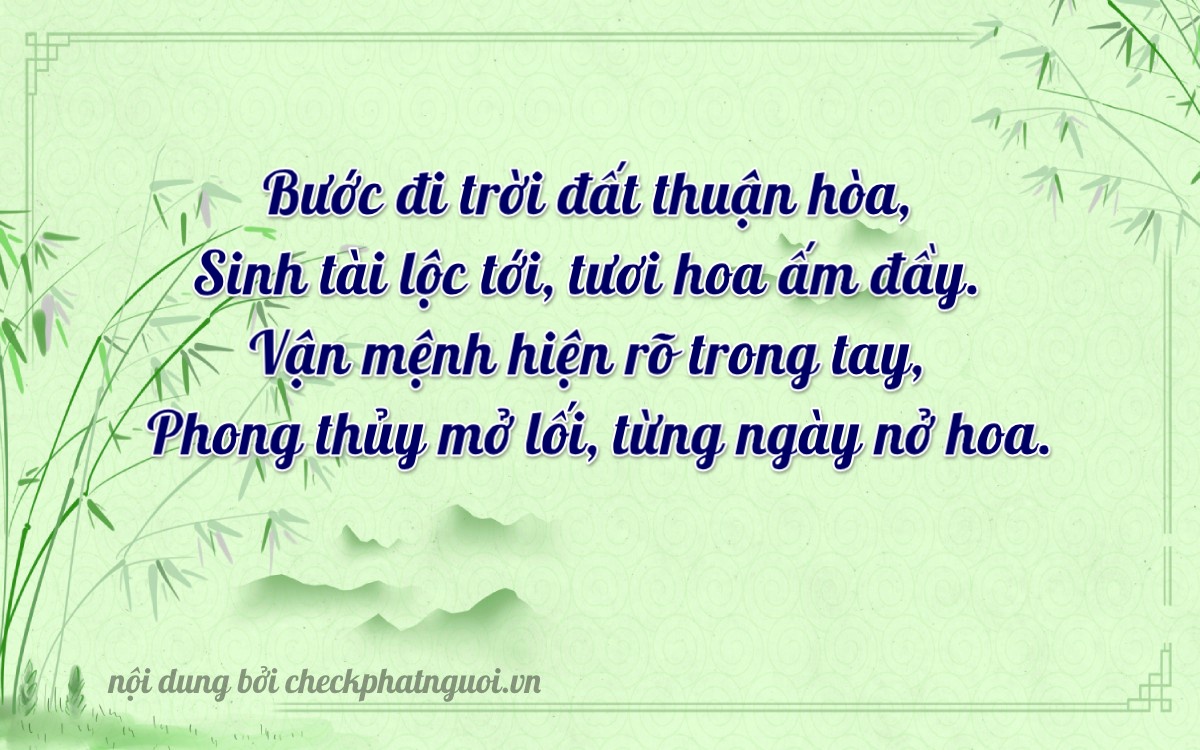 Bài thơ ý nghĩa cho <b>biển số 11A-07544</b> tại website checkphatnguoi.vn