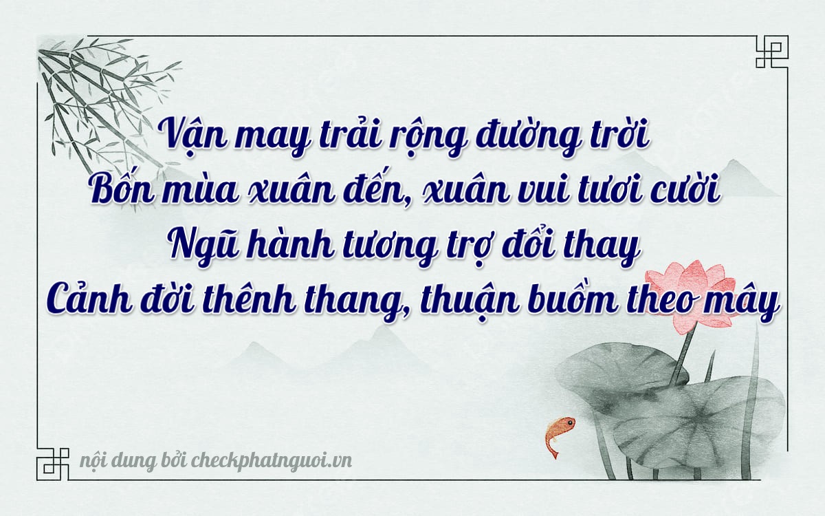 Bài thơ ý nghĩa cho <b>biển số 11C-07134</b> tại website checkphatnguoi.vn