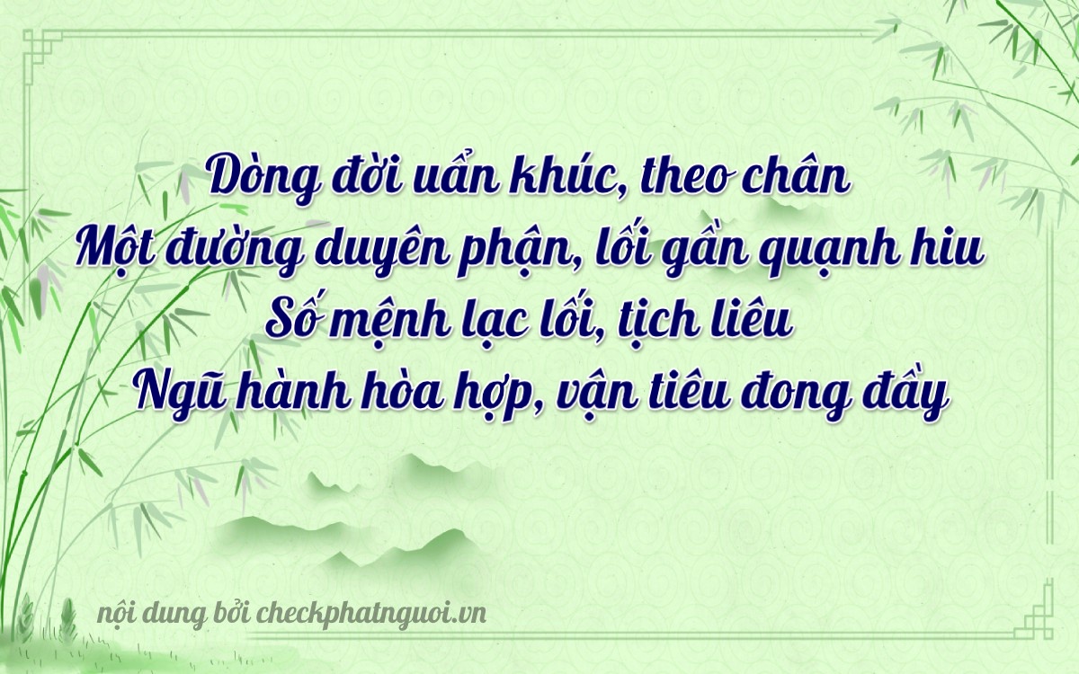 Bài thơ ý nghĩa cho <b>biển số 11V1-03849</b> tại website checkphatnguoi.vn