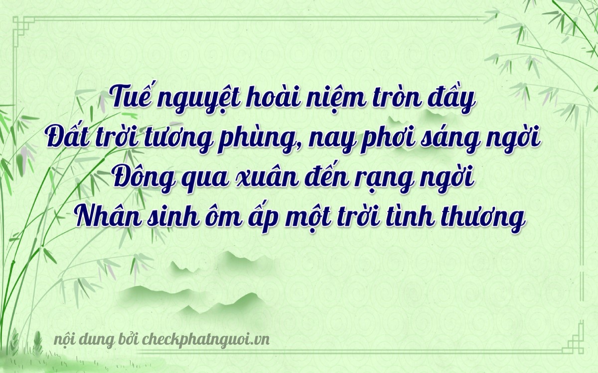 Bài thơ ý nghĩa cho <b>biển số 12379</b> tại website checkphatnguoi.vn