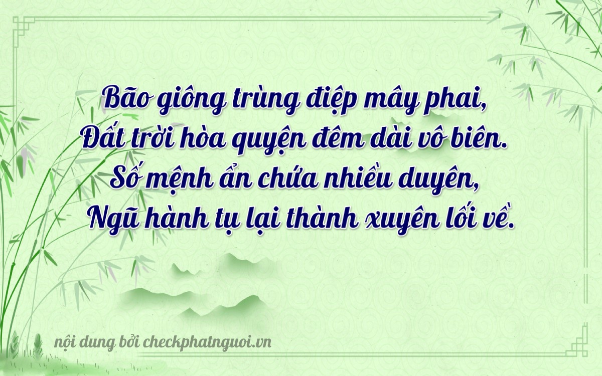 Bài thơ ý nghĩa cho <b>biển số 12870</b> tại website checkphatnguoi.vn
