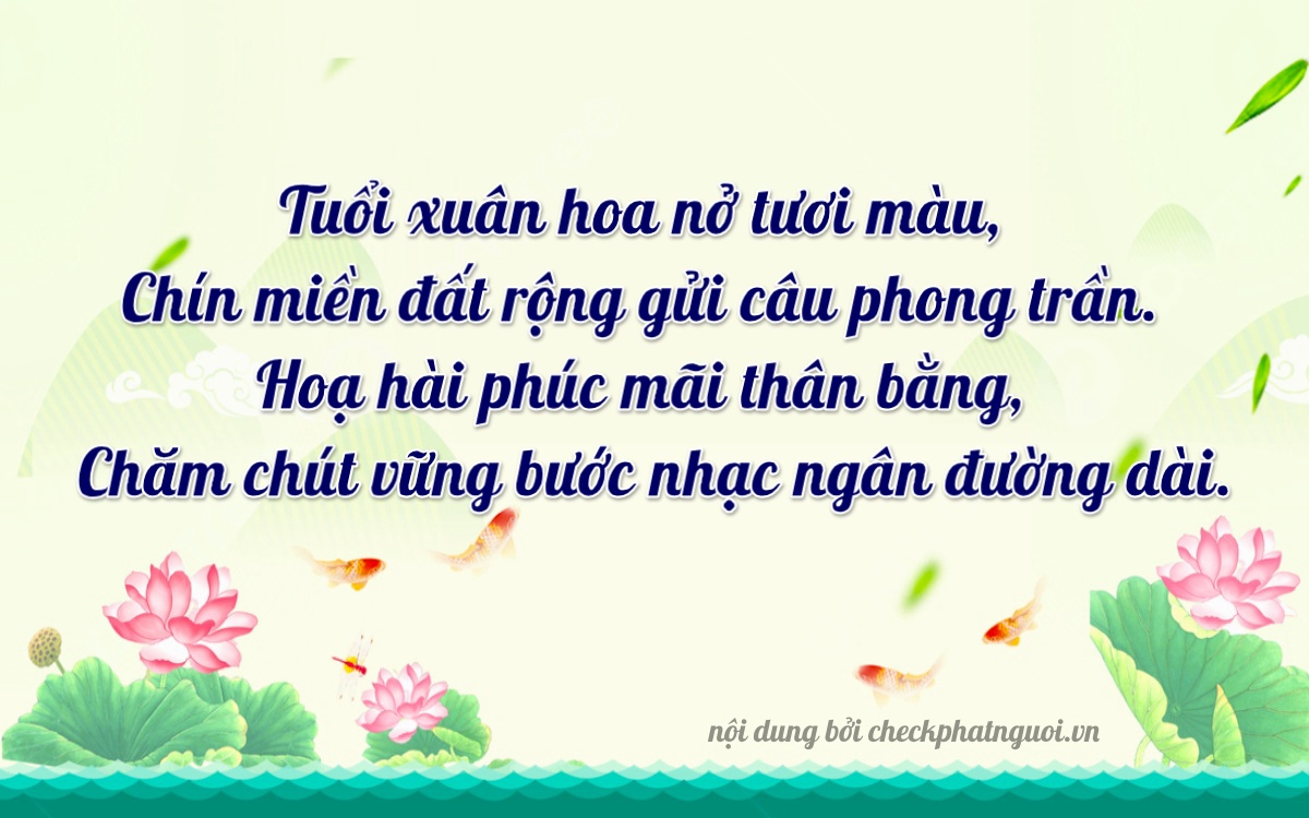 Bài thơ ý nghĩa cho <b>biển số 12A-09596</b> tại website checkphatnguoi.vn