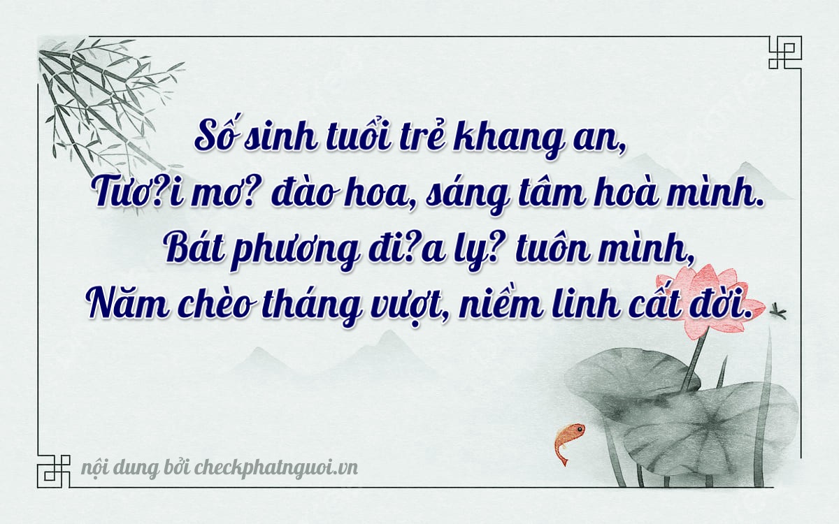 Bài thơ ý nghĩa cho <b>biển số 12A-16895</b> tại website checkphatnguoi.vn