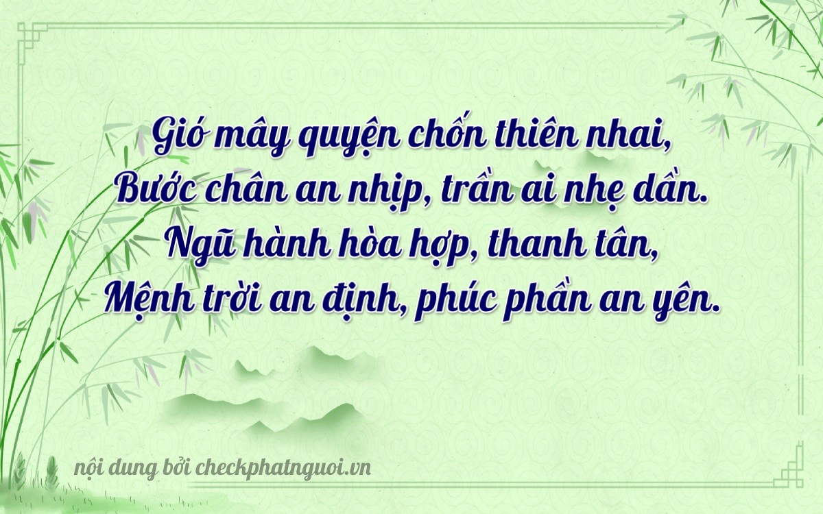 Bài thơ ý nghĩa cho <b>biển số 12A-22791</b> tại website checkphatnguoi.vn