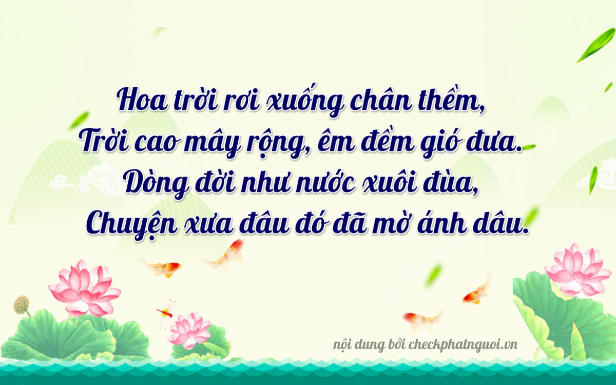 Bài thơ ý nghĩa cho <b>biển số 12C-12406</b> tại website checkphatnguoi.vn