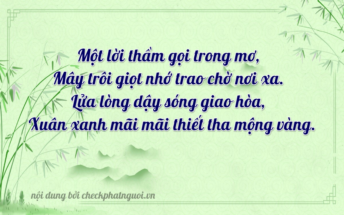 Bài thơ ý nghĩa cho <b>biển số 12C-12826</b> tại website checkphatnguoi.vn