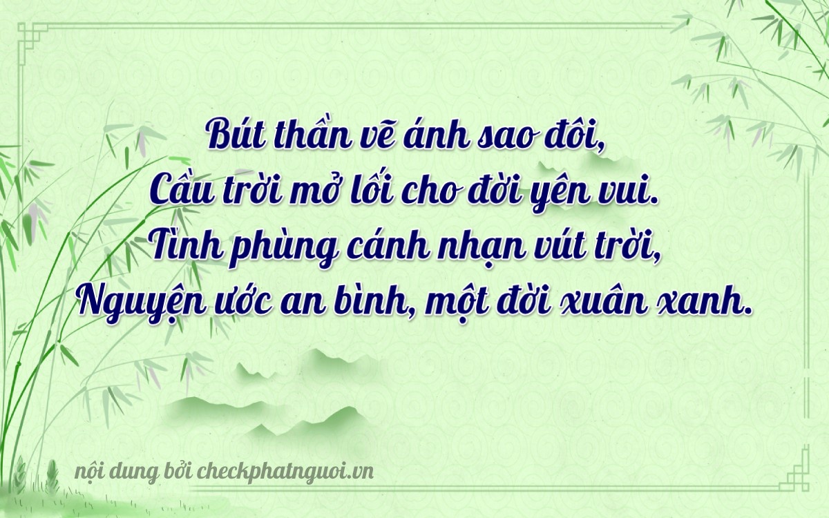 Bài thơ ý nghĩa cho <b>biển số 12D1-29732</b> tại website checkphatnguoi.vn