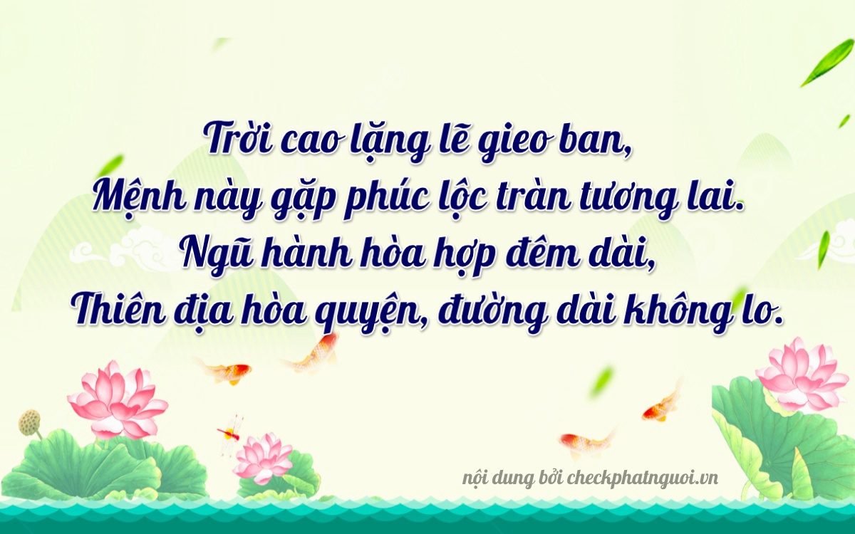 Bài thơ ý nghĩa cho <b>biển số 12F-34563</b> tại website checkphatnguoi.vn