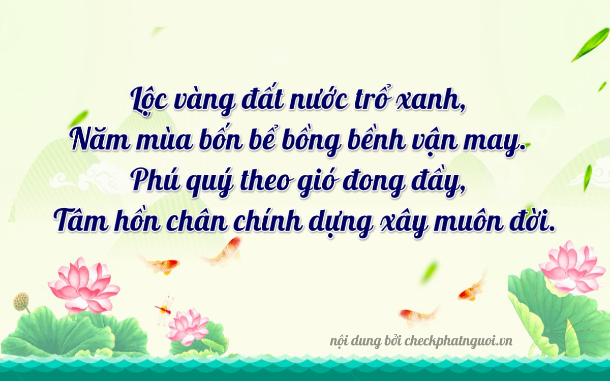 Bài thơ ý nghĩa cho <b>biển số 12H1-45824</b> tại website checkphatnguoi.vn