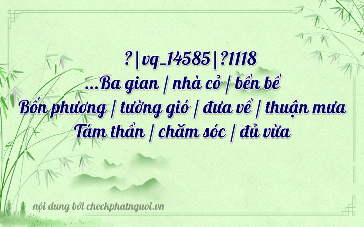 Bài thơ ý nghĩa cho <b>biển số 12P-1138</b> tại website checkphatnguoi.vn