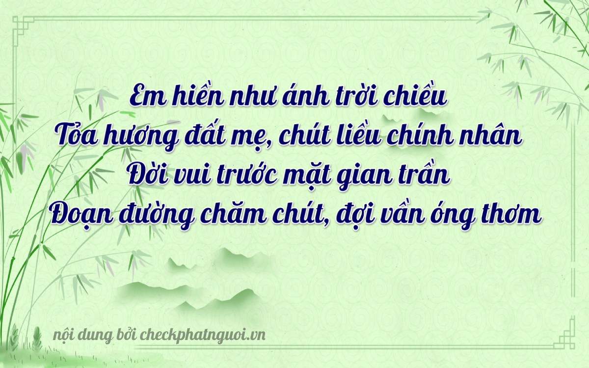 Bài thơ ý nghĩa cho <b>biển số 12P1-28648</b> tại website checkphatnguoi.vn