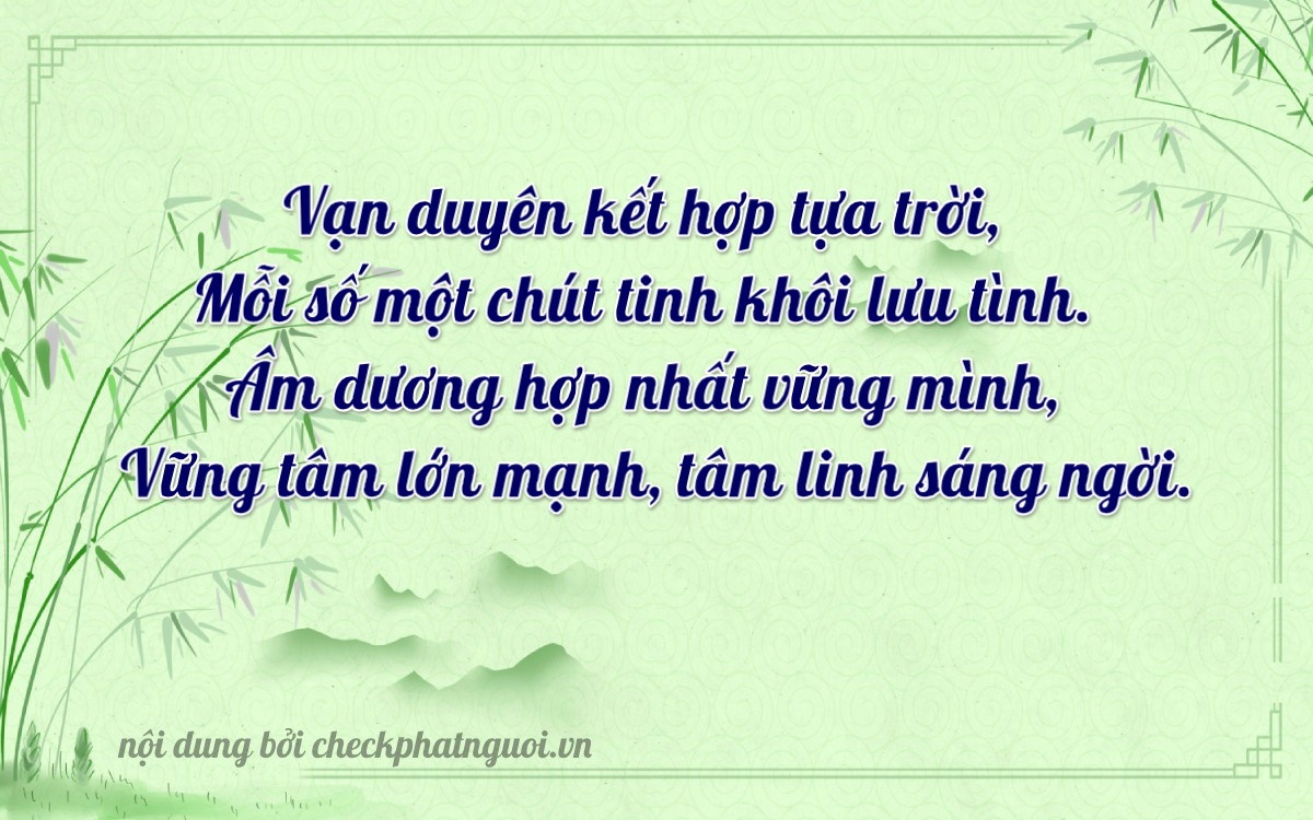 Bài thơ ý nghĩa cho <b>biển số 12S1-11915</b> tại website checkphatnguoi.vn