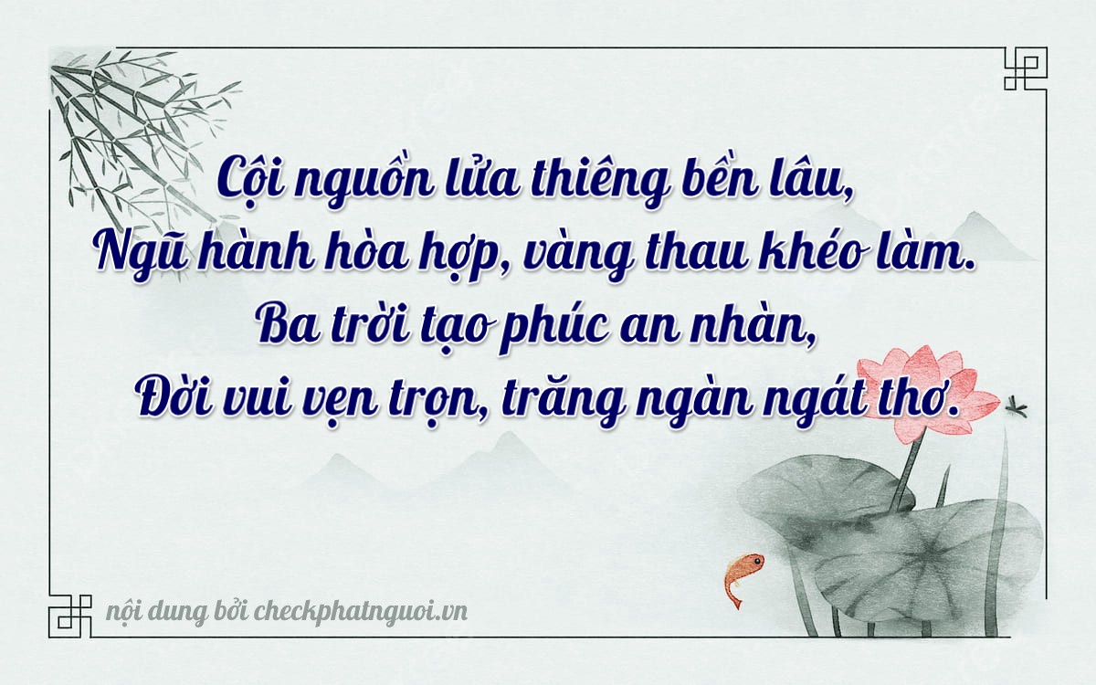 Bài thơ ý nghĩa cho <b>biển số 12UA-02303</b> tại website checkphatnguoi.vn