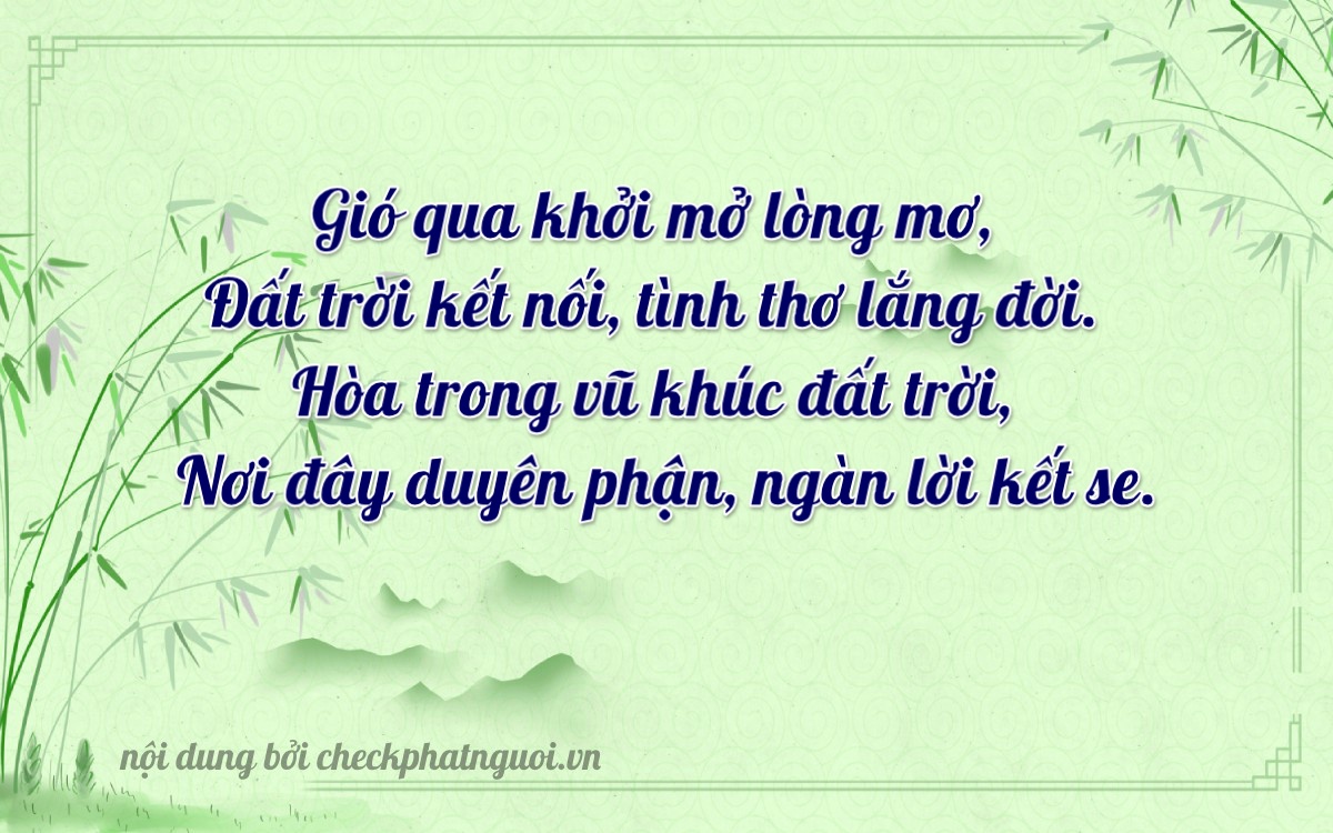 Bài thơ ý nghĩa cho <b>biển số 12ZA-01912</b> tại website checkphatnguoi.vn
