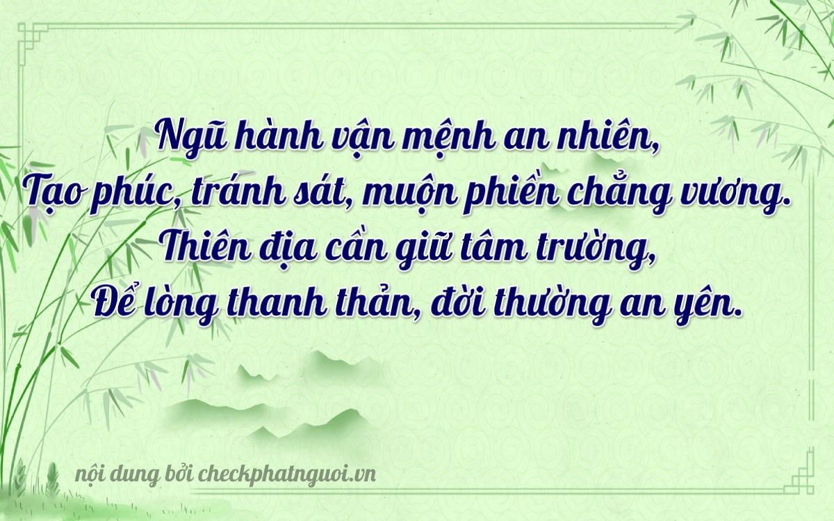 Bài thơ ý nghĩa cho <b>biển số 13037</b> tại website checkphatnguoi.vn