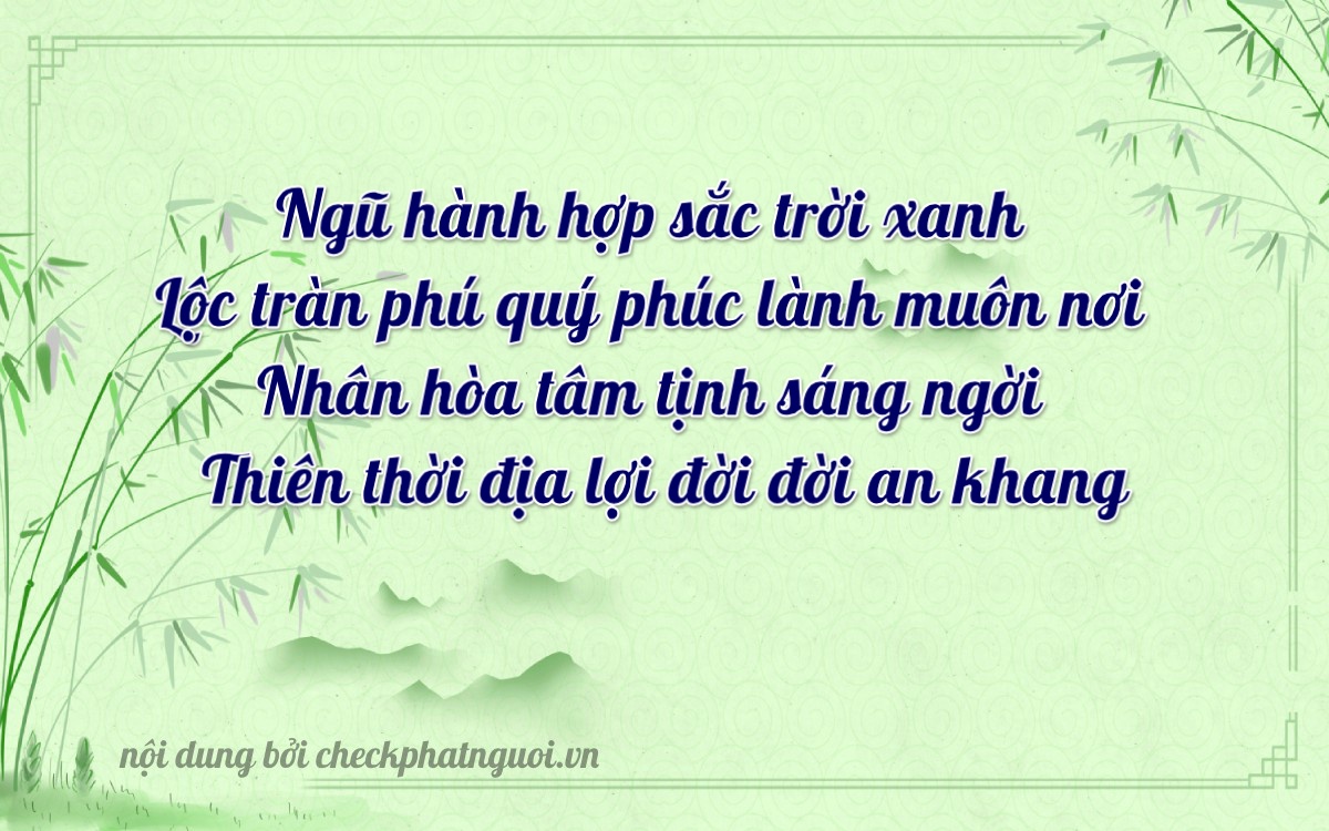 Bài thơ ý nghĩa cho <b>biển số 13575</b> tại website checkphatnguoi.vn