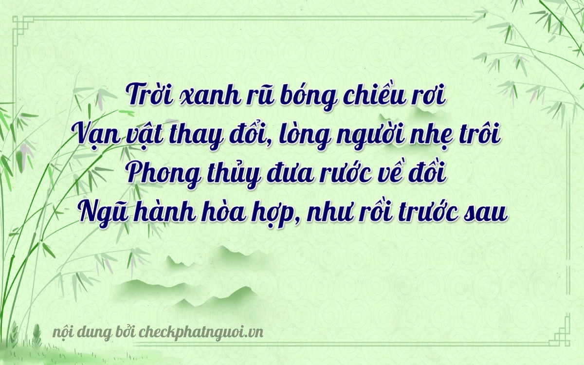Bài thơ ý nghĩa cho <b>biển số 13903</b> tại website checkphatnguoi.vn