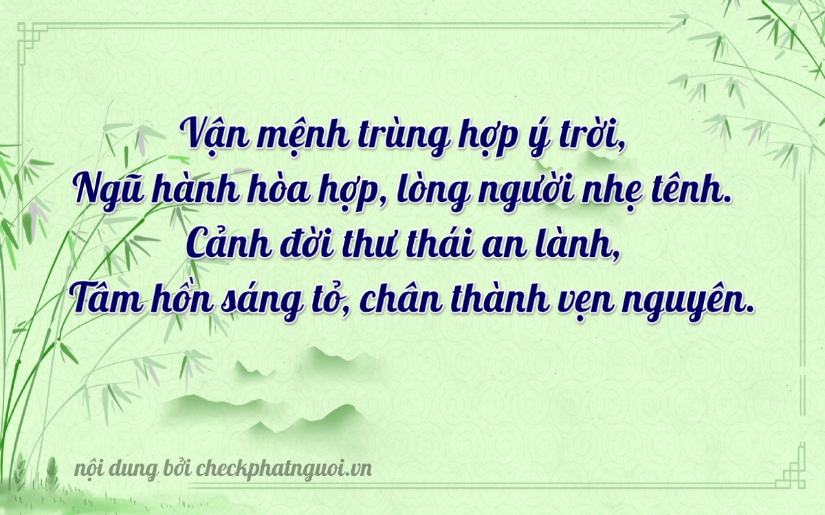 Bài thơ ý nghĩa cho <b>biển số 14A-21204</b> tại website checkphatnguoi.vn