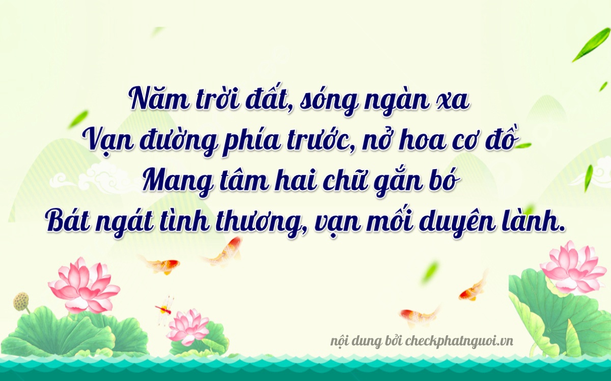 Bài thơ ý nghĩa cho <b>biển số 14A-50008</b> tại website checkphatnguoi.vn