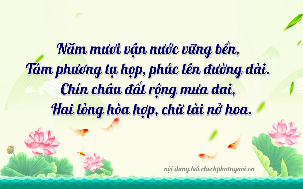 Bài thơ ý nghĩa cho <b>biển số 14A-58927</b> tại website checkphatnguoi.vn