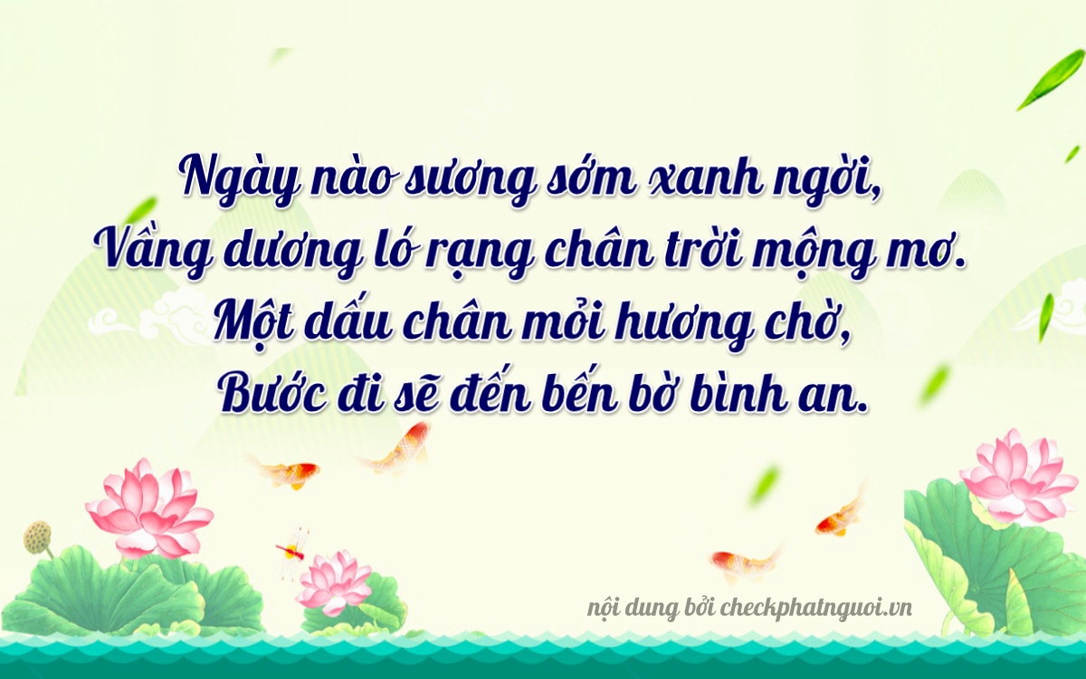 Bài thơ ý nghĩa cho <b>biển số 14A-72387</b> tại website checkphatnguoi.vn