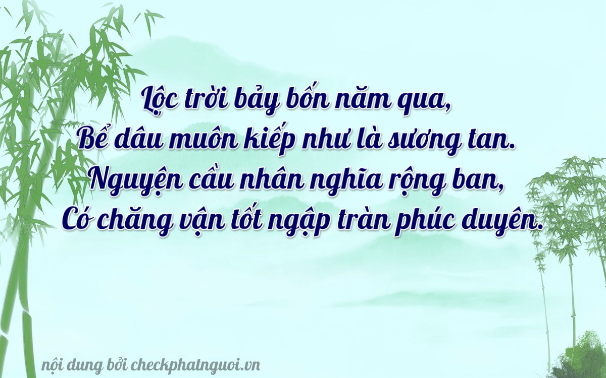 Bài thơ ý nghĩa cho <b>biển số 14A-74153</b> tại website checkphatnguoi.vn