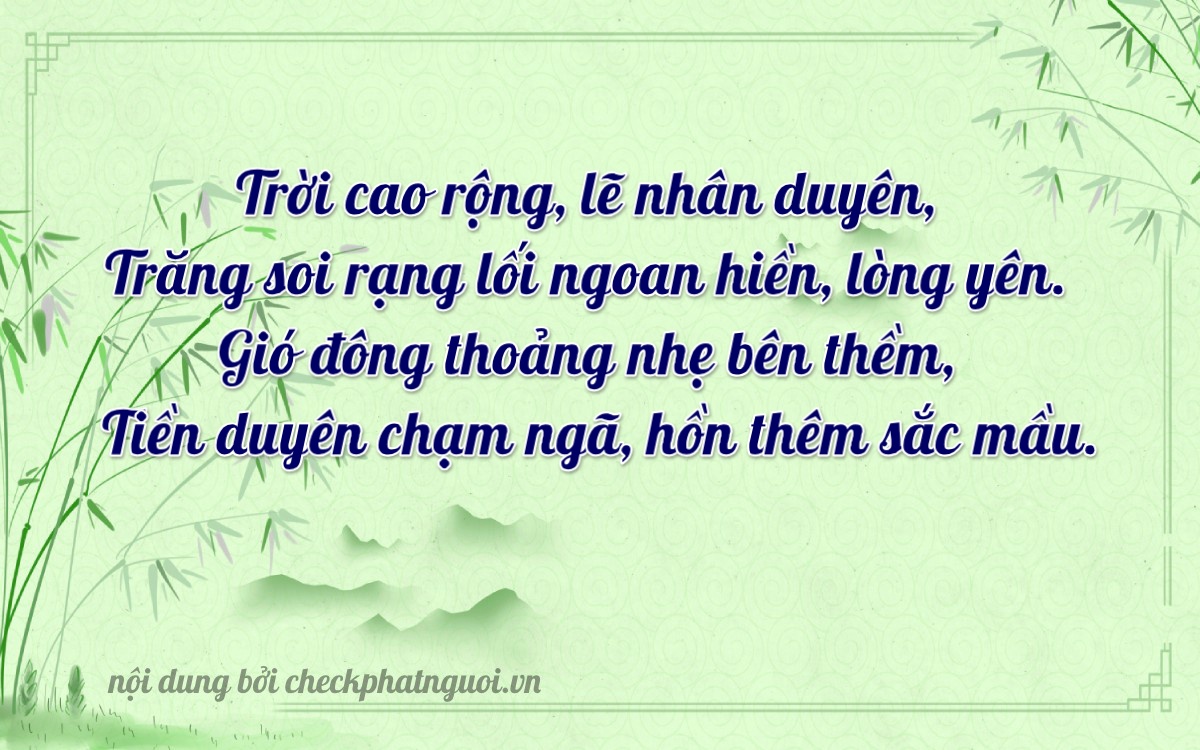 Bài thơ ý nghĩa cho <b>biển số 14A-81555</b> tại website checkphatnguoi.vn